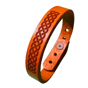 Náramek – pravá kůže – hnědý